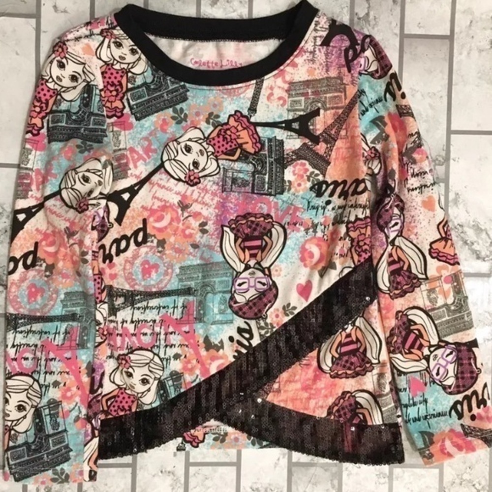 Colette Lilly 3T Girls Long Sleeve  Top